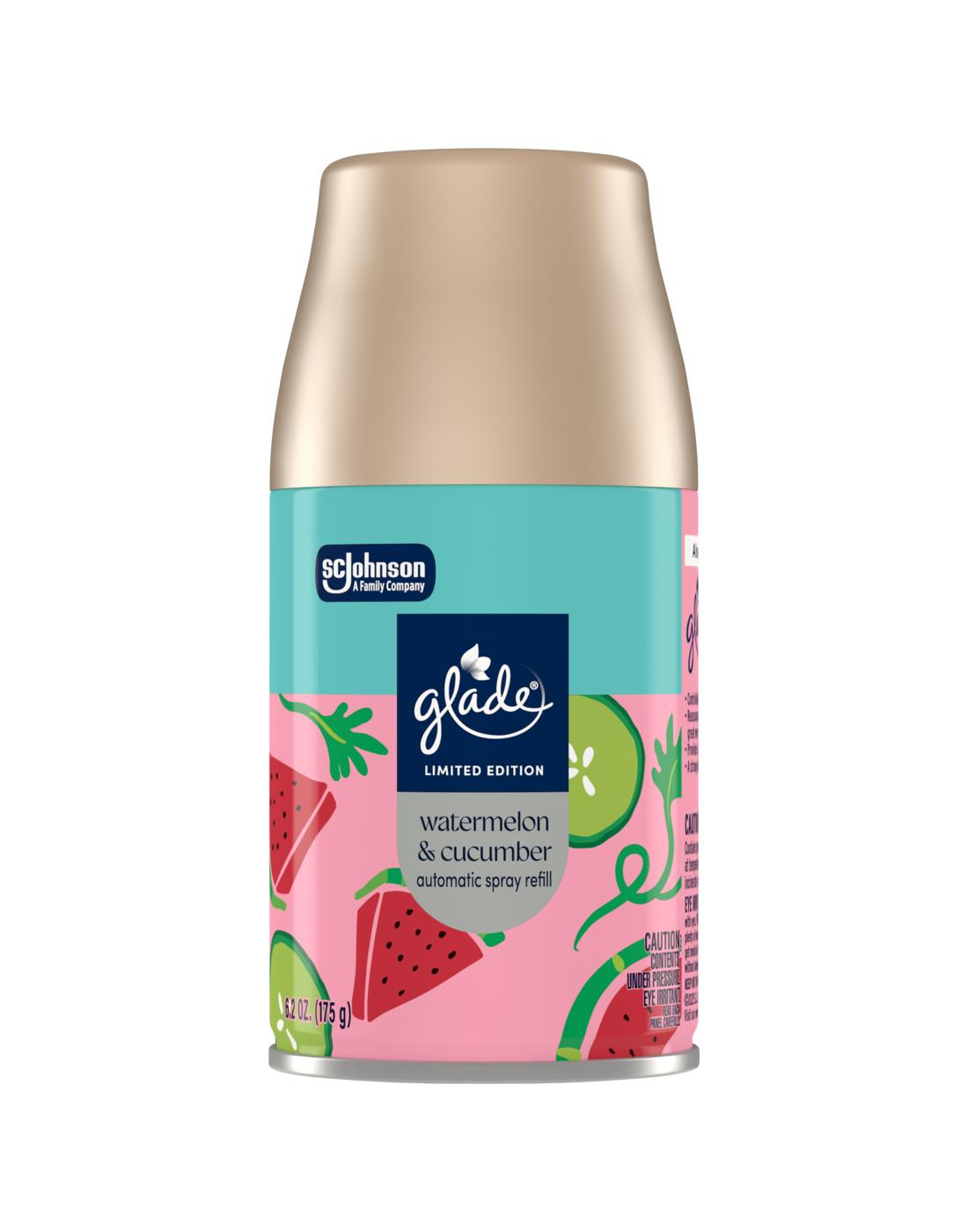 Glade Large Automatic Spray Refill - Watermelon And Cucumber; image 1 of 2