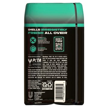 AXE 48 Hr Aluminum Free Deodorant Body Spray - Apollo, 2 pk