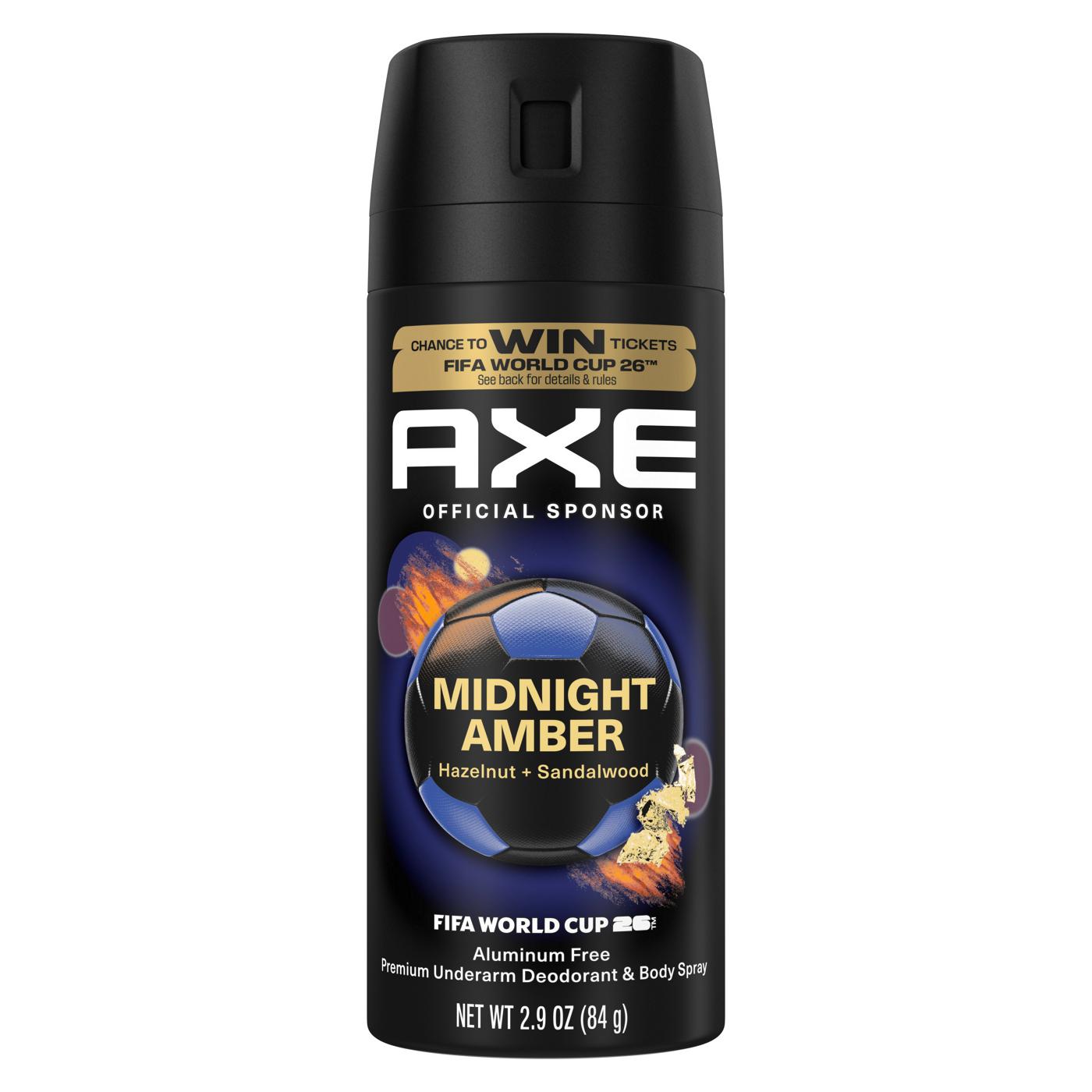 AXE 72 Hr Fine Fragrance Collection Aluminum Free Body Spray - Midnight Amber; image 1 of 4