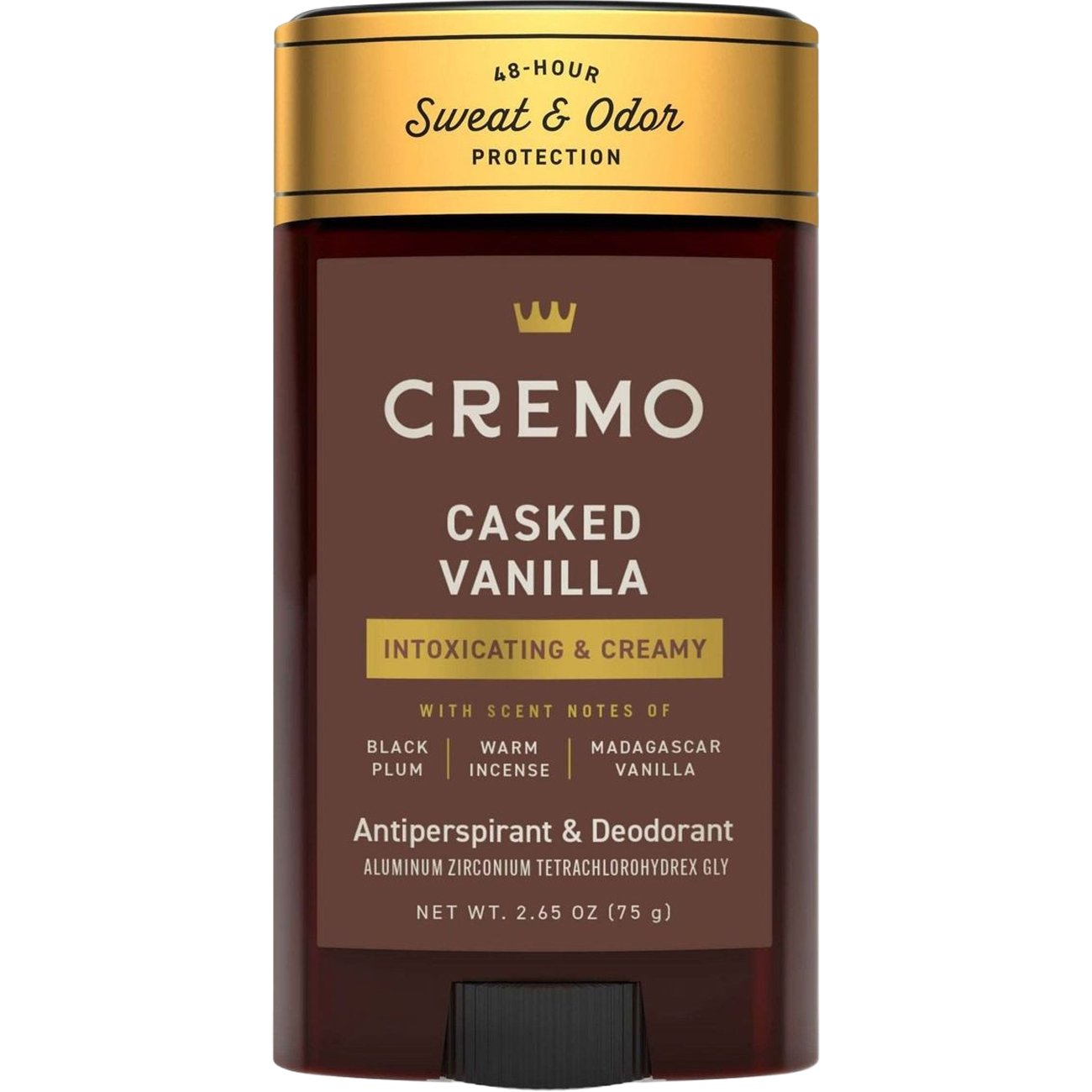 Cremo 48 Hr Antiperspirant Deodorant Solid - Casked Vanilla - Shop ...