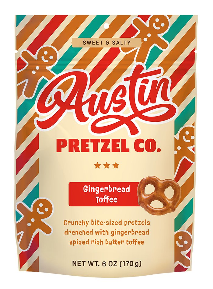 Austin Pretzel Co. Gingerbread Toffee, 6 oz | Central Market