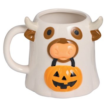Destination Holiday Longhorn Ghost Halloween Mug