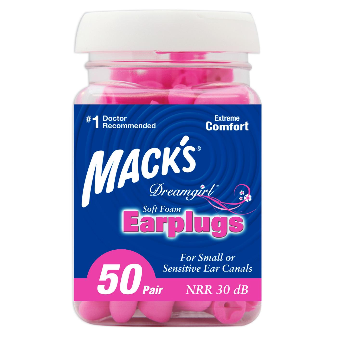 Mack's Dreamgirl Soft Foam Ear Plugs; image 1 of 2