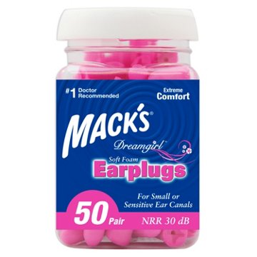 Mack's Dreamgirl Soft Foam Ear Plugs, 50 ct
