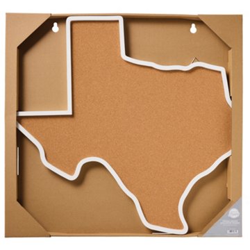 DESTINATION HOLIDAY Destination Holiday Texas Shape Bulletin Board, EACH