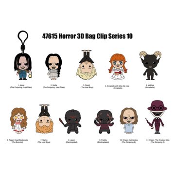 Monogram International Warner Brothers Horror Figural Bag Clip Blind Pack - Series 10
