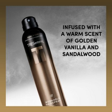 TRESemmé A-List Collection Workable Hairspray - Golden Vanilla & Sandalwood