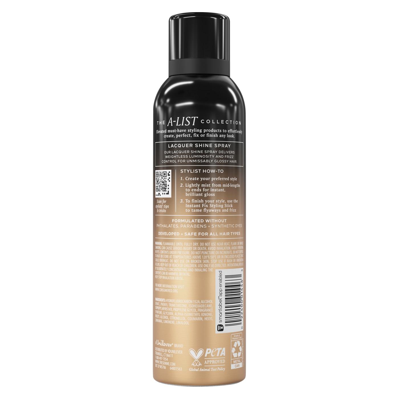 TRESemmé Lacquer Shine Humidity Control Hairspray; image 2 of 4