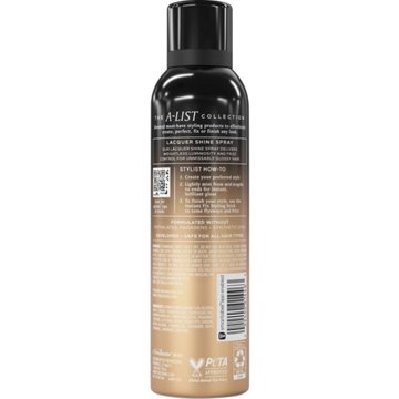 TRESemmé A-List Collection Lacquer Shine Styling Spray - Golden Vanilla & Sandalwood