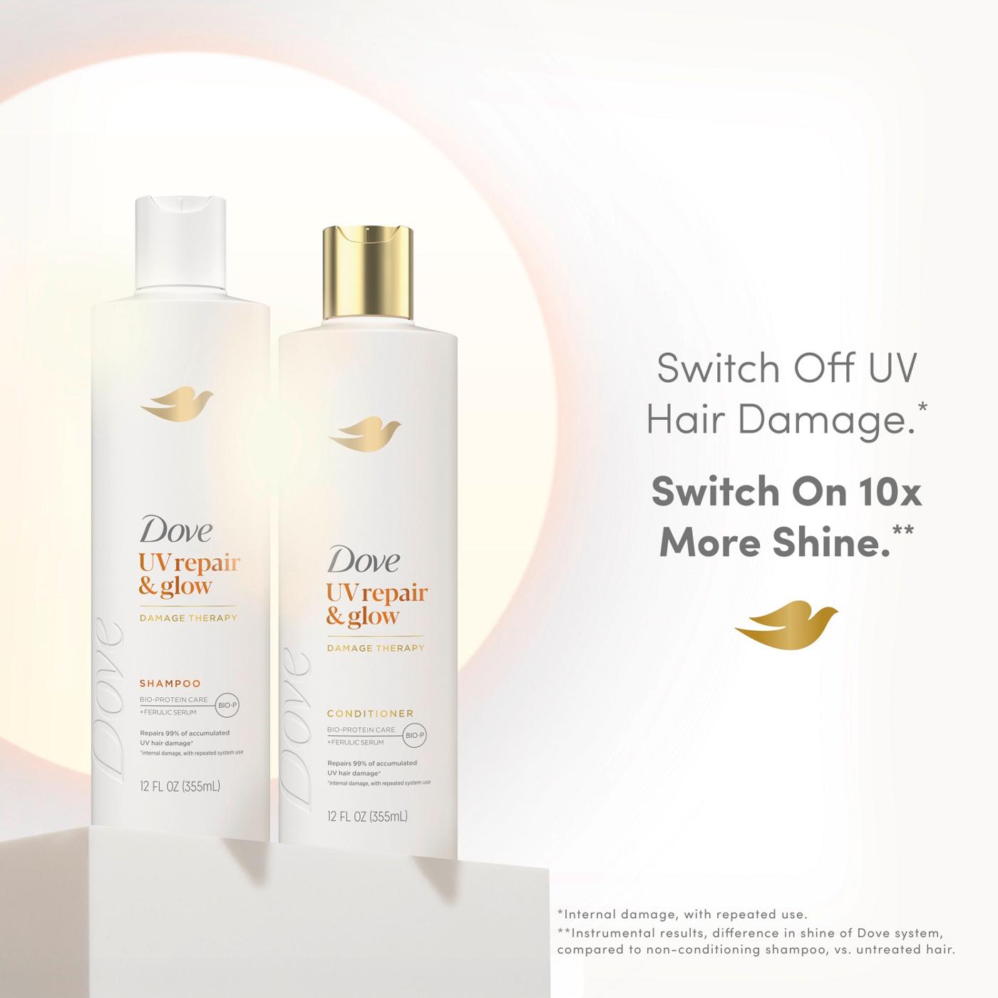 Dove Damage Therapy Shampoo UV Repair & Glow; image 2 of 9