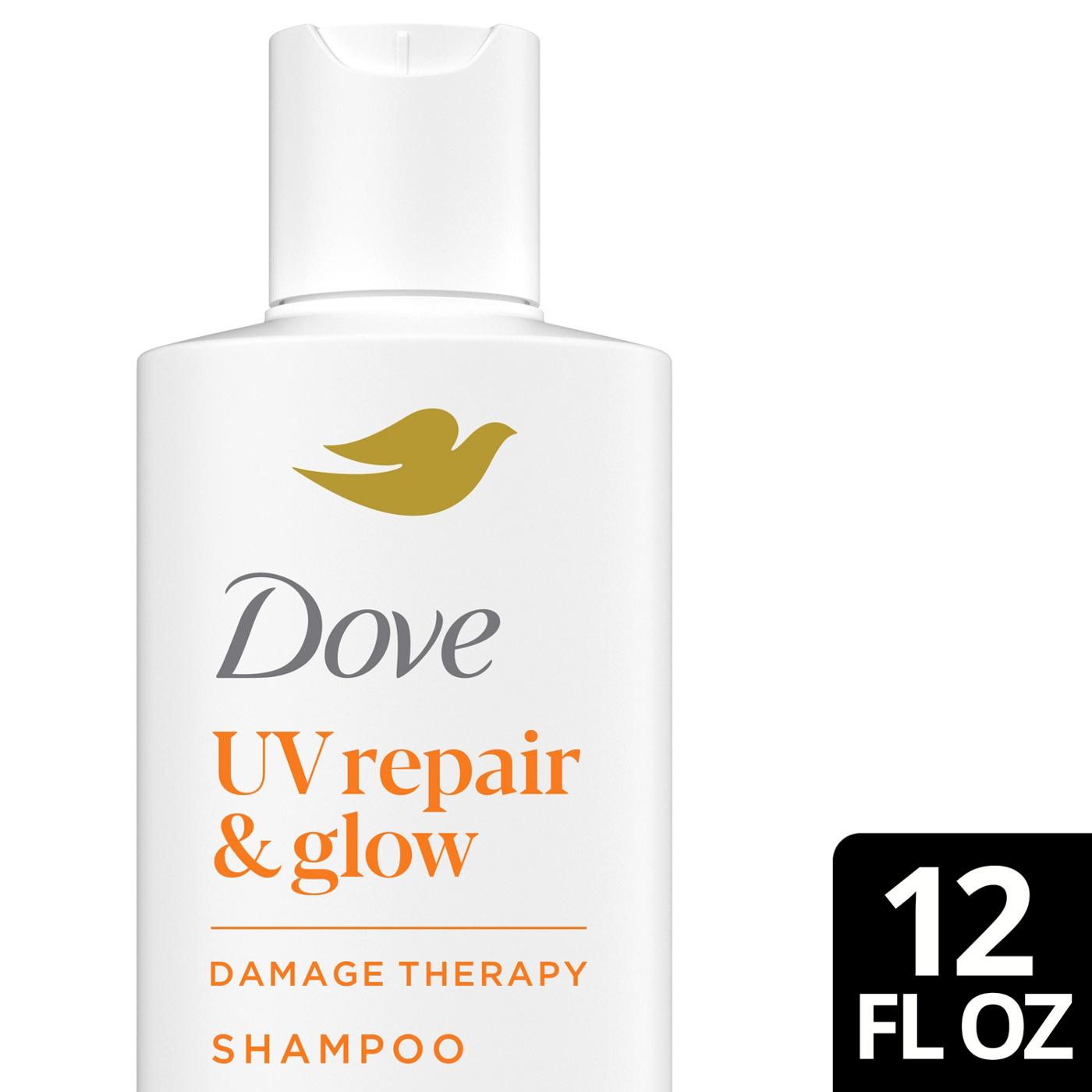 Dove Damage Therapy Shampoo UV Repair & Glow; image 8 of 9