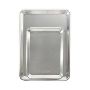Nordic Ware Naturals Half & Quarter Sheet Pan Set, 2 pc