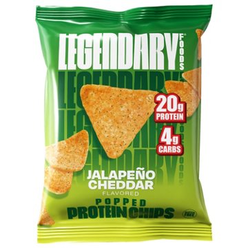 Legendary Foods Jalapeno Cheddar Popped 20g Protein Chips