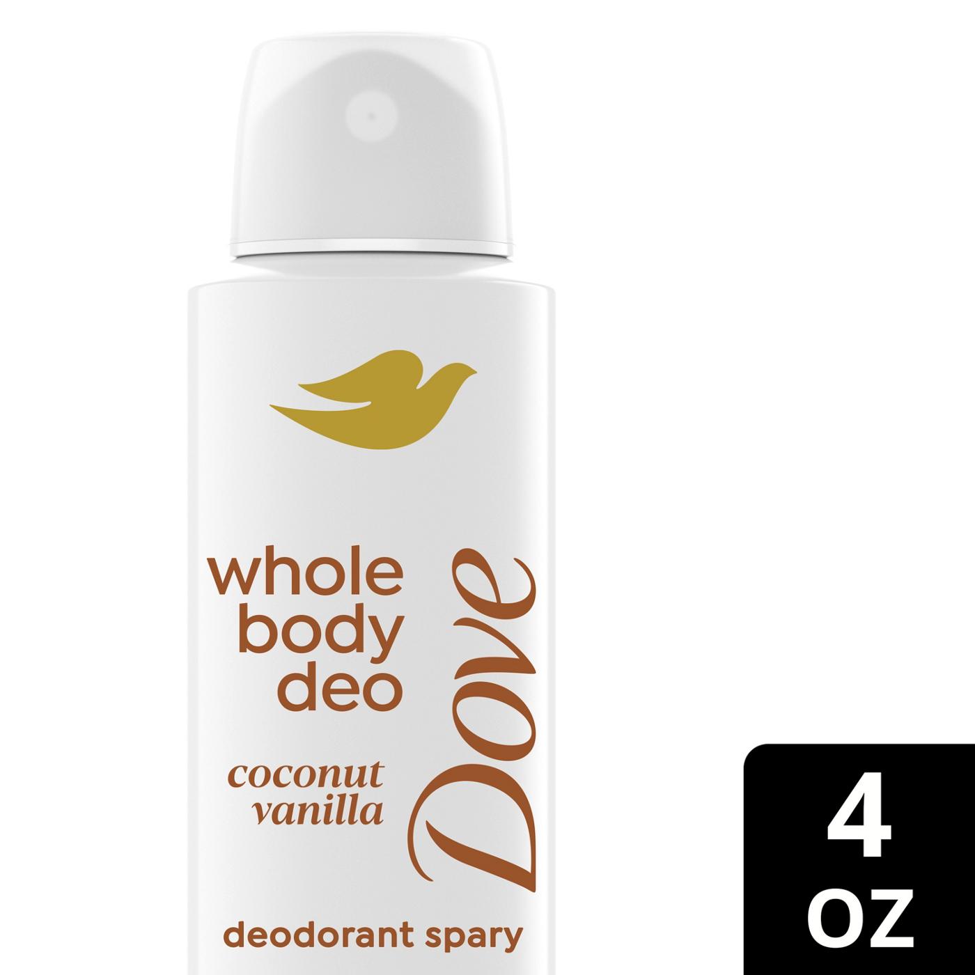 Dove Aluminum Free Sensitive Whole Body Deodorant Spray - Coconut & Vanilla; image 2 of 7