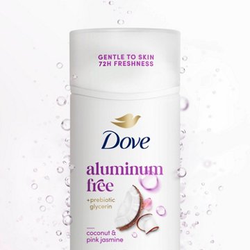 Dove Women Aluminum Free Deodorant Solid - Coconut & Pink Jasmine