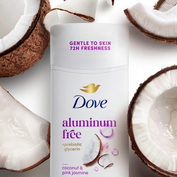 Dove Women Aluminum Free Deodorant Solid - Coconut & Pink Jasmine