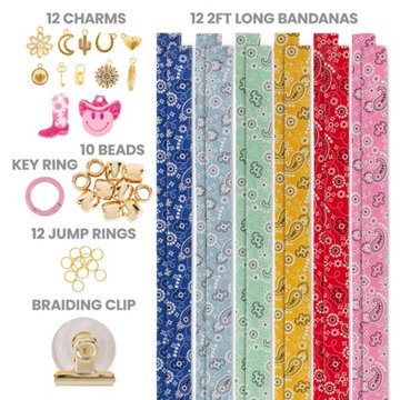 Fashion Angels Braid & Trade Bandana Jewelry & Bag Charm Kit