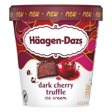 Häagen-Dazs Dark Cherry Truffle Ice Cream