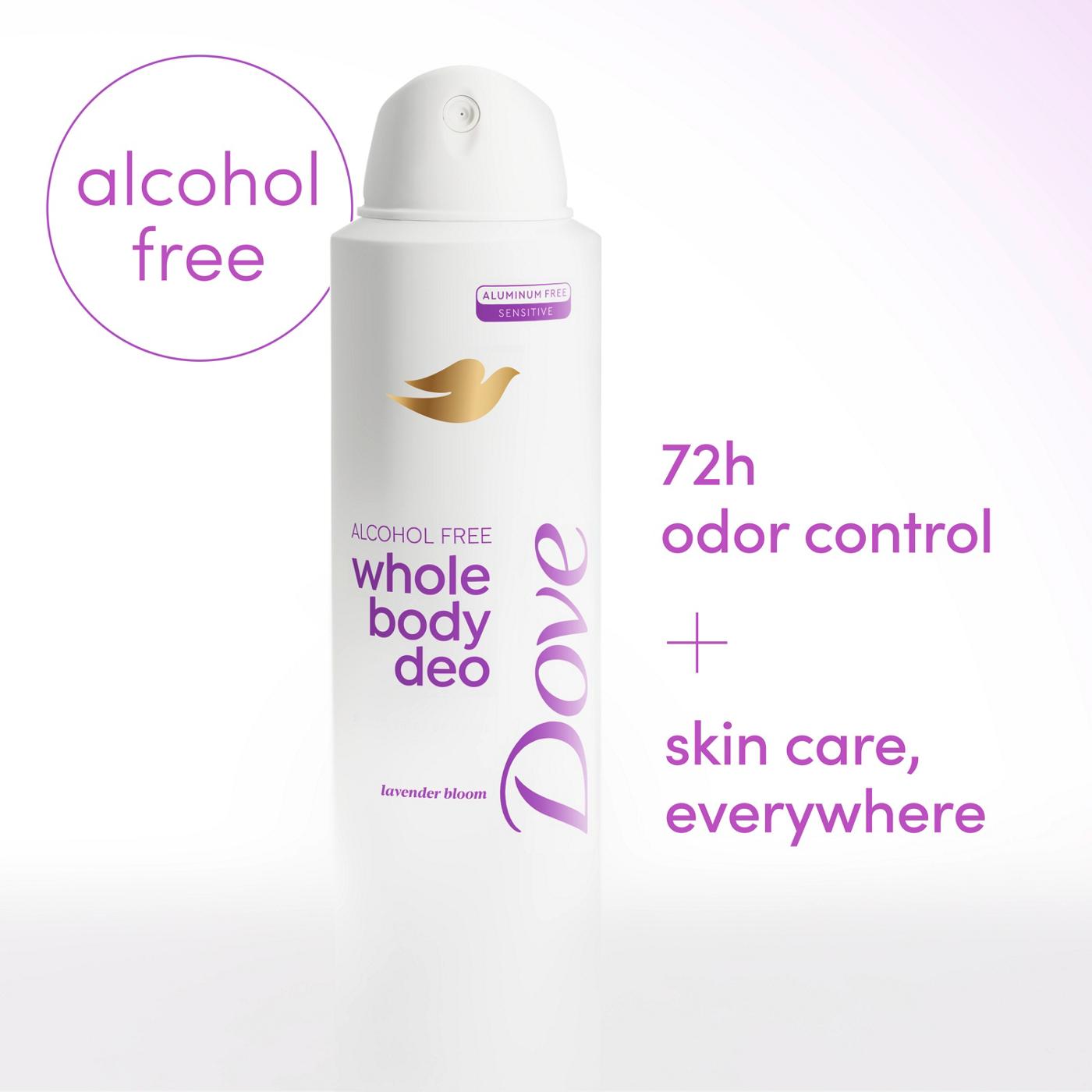 Dove Aluminum Free Sensitive Whole Body Deodorant Spray - Lavender Bloom; image 3 of 3