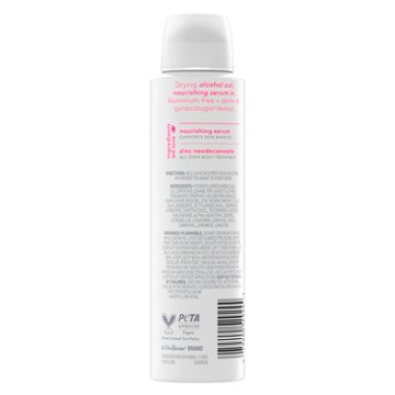 Dove Aluminum Free Sensitive Whole Body Deodorant Spray - Berry Blush