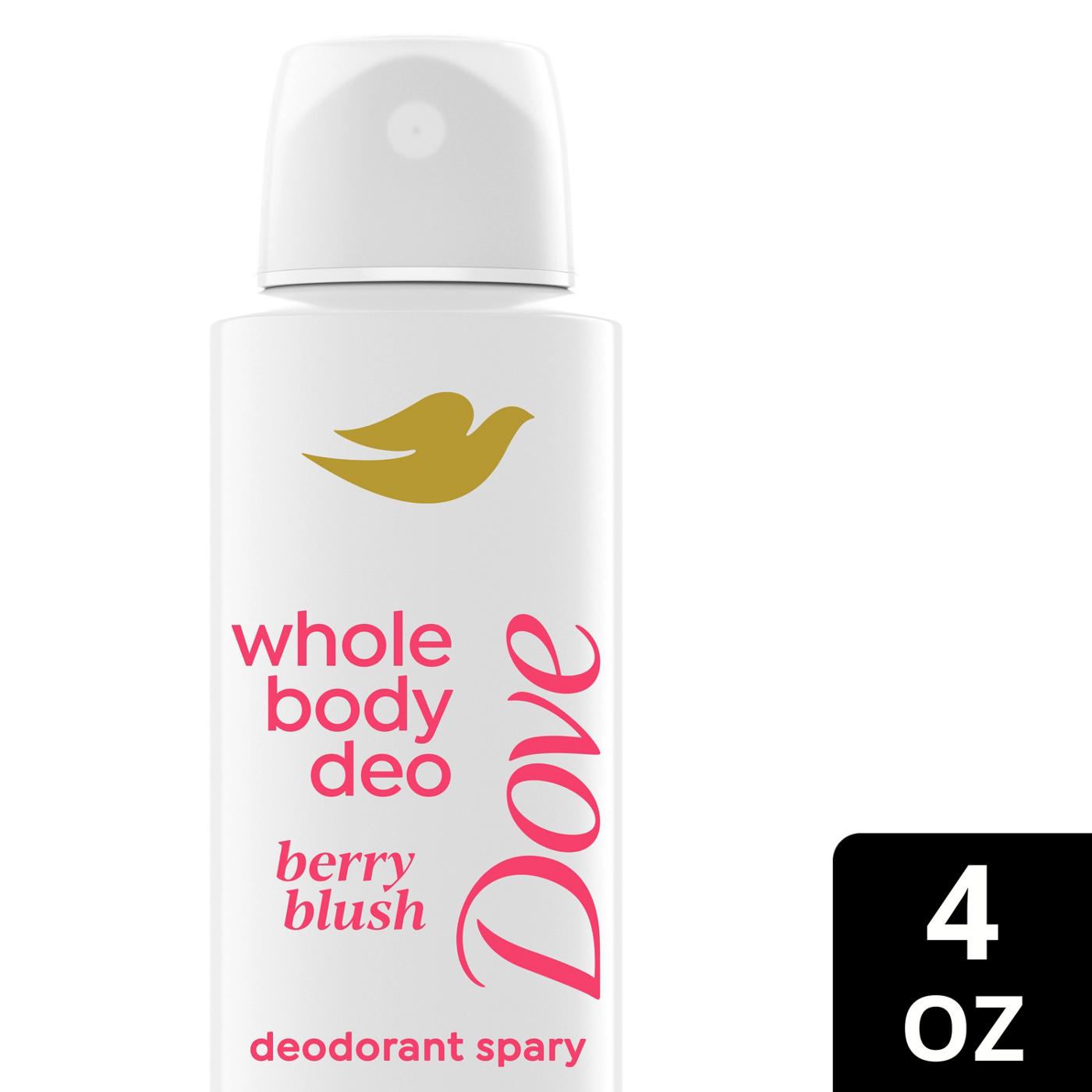 Dove Aluminum Free Sensitive Whole Body Deodorant Spray - Berry Blush; image 2 of 6
