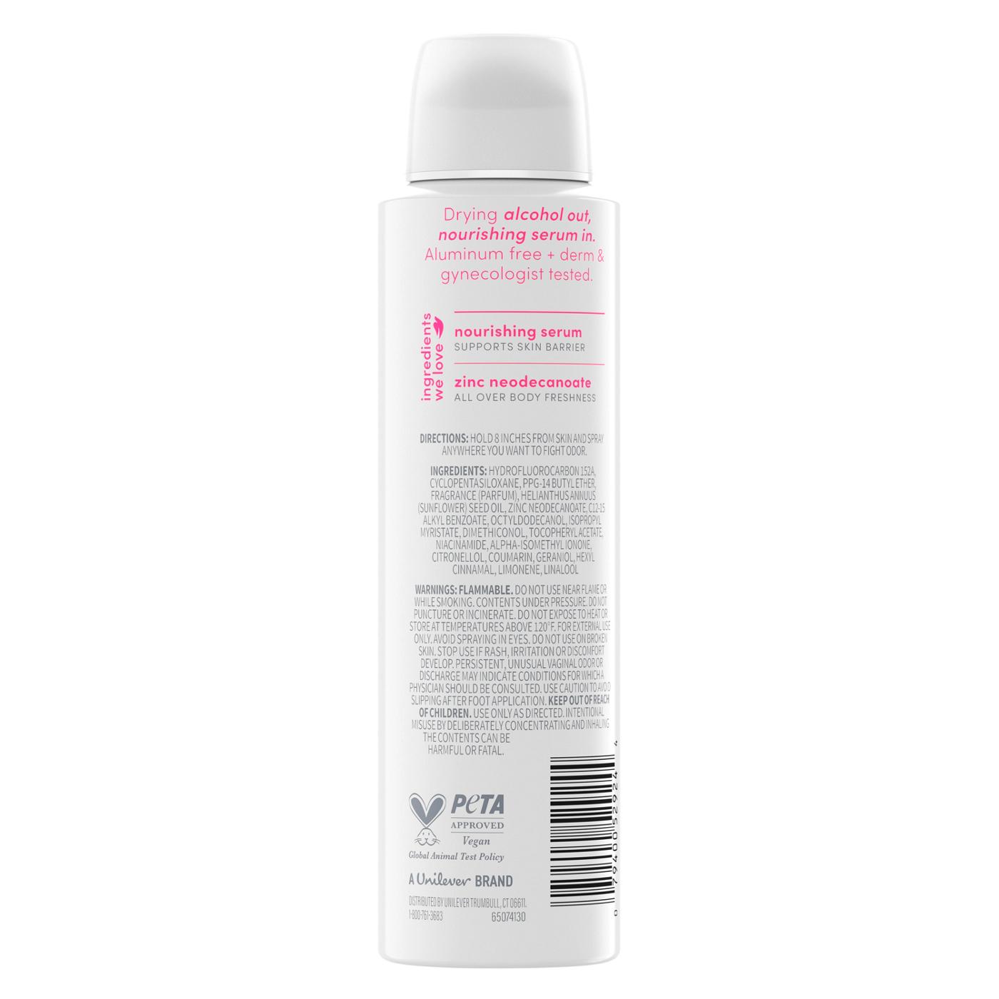 Dove Aluminum Free Sensitive Whole Body Deodorant Spray - Berry Blush; image 5 of 6