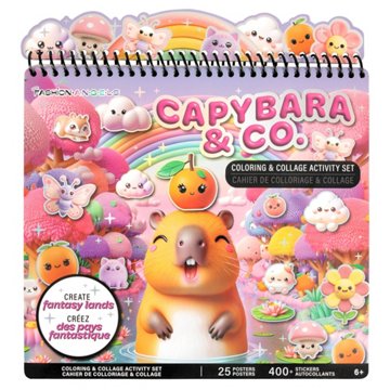 Fashion Angels Capybara & Co. Coloring & Collage Activity Set