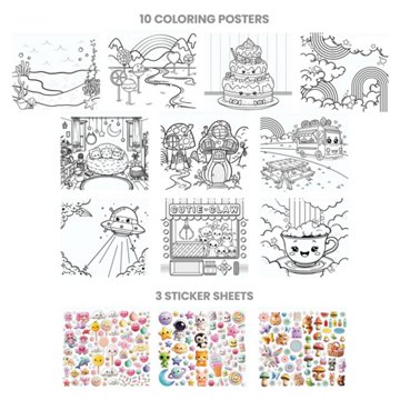 Fashion Angels Capybara & Co. Coloring & Collage Activity Set
