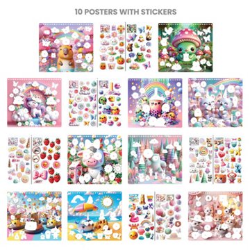 Fashion Angels Capybara & Co. Coloring & Collage Activity Set