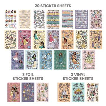 Fashion Angels Disney Princess 1000+ Stickers Book
