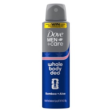Dove Men+Care Limited Edition Fifa Whole Body Deodorant Spray - Bamboo & Aloe
