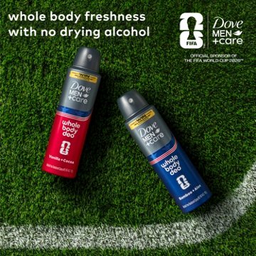 Dove Men+Care Limited Edition Fifa Whole Body Deodorant Spray - Bamboo & Aloe
