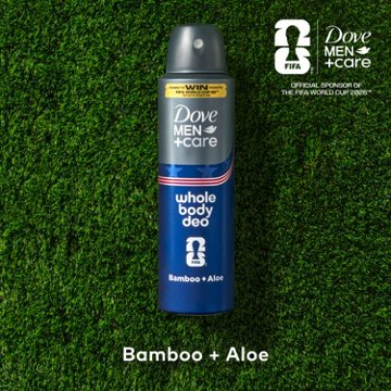 Dove Men+Care Limited Edition Fifa Whole Body Deodorant Spray - Bamboo & Aloe