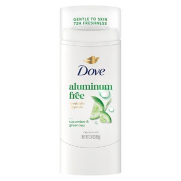 Dove Women Aluminum Free Deodorant Solid - Cucumber & Green Tea