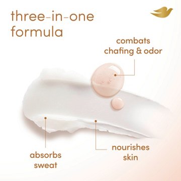 Dove Aluminum Free Anti-Chafe Whole Body Deodorant Solid - Coconut Vanilla