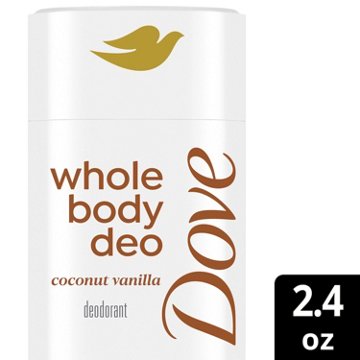 Dove Aluminum Free Anti-Chafe Whole Body Deodorant Solid - Coconut Vanilla
