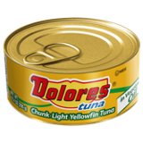 Dolores Chunk Light Yellowfin Tuna in Vegetable Oil, 10.4 oz