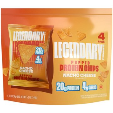 Legendary Foods Nacho Cheese Popped 20g Protein Chips