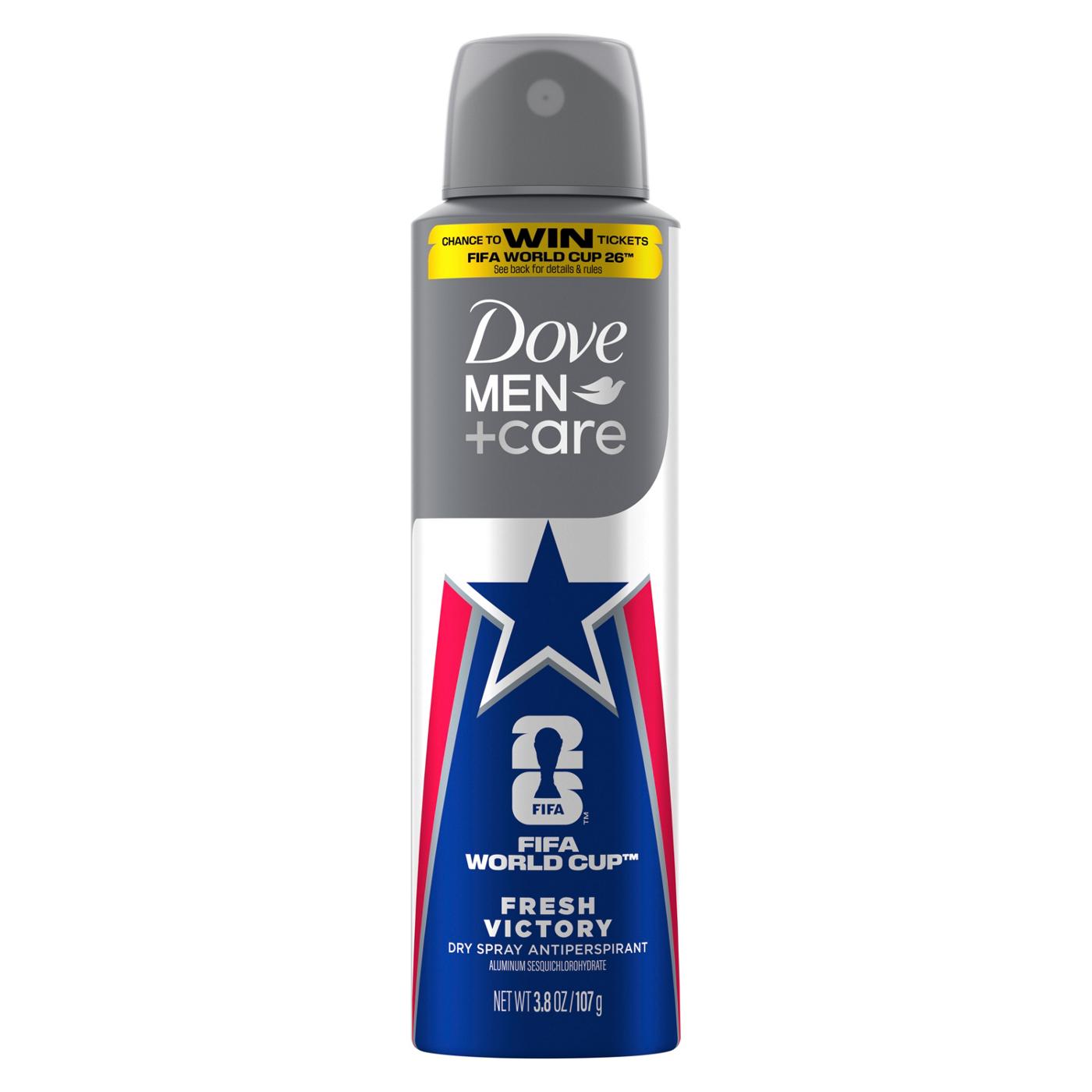 Dove Men+Care Limited Edition Fifa Antiperspirant Dry Spray Deodorant - Fresh Victory; image 1 of 8