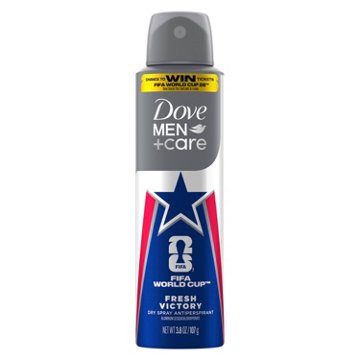 Dove Men+Care Limited Edition Fifa Antiperspirant Dry Spray Deodorant - Fresh Victory