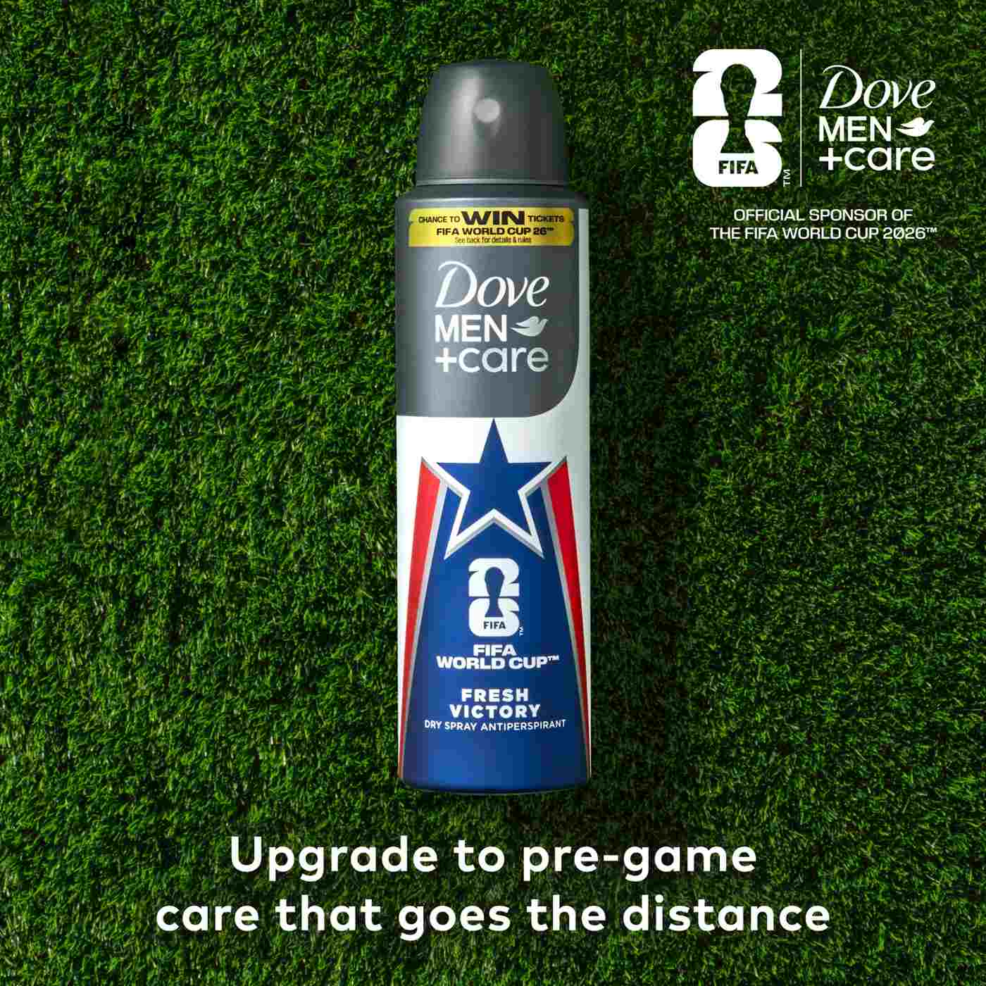 Dove Men+Care Limited Edition Fifa Antiperspirant Dry Spray Deodorant - Fresh Victory; image 4 of 8
