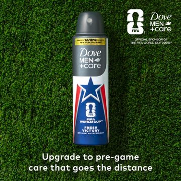Dove Men+Care Limited Edition Fifa Antiperspirant Dry Spray Deodorant - Fresh Victory