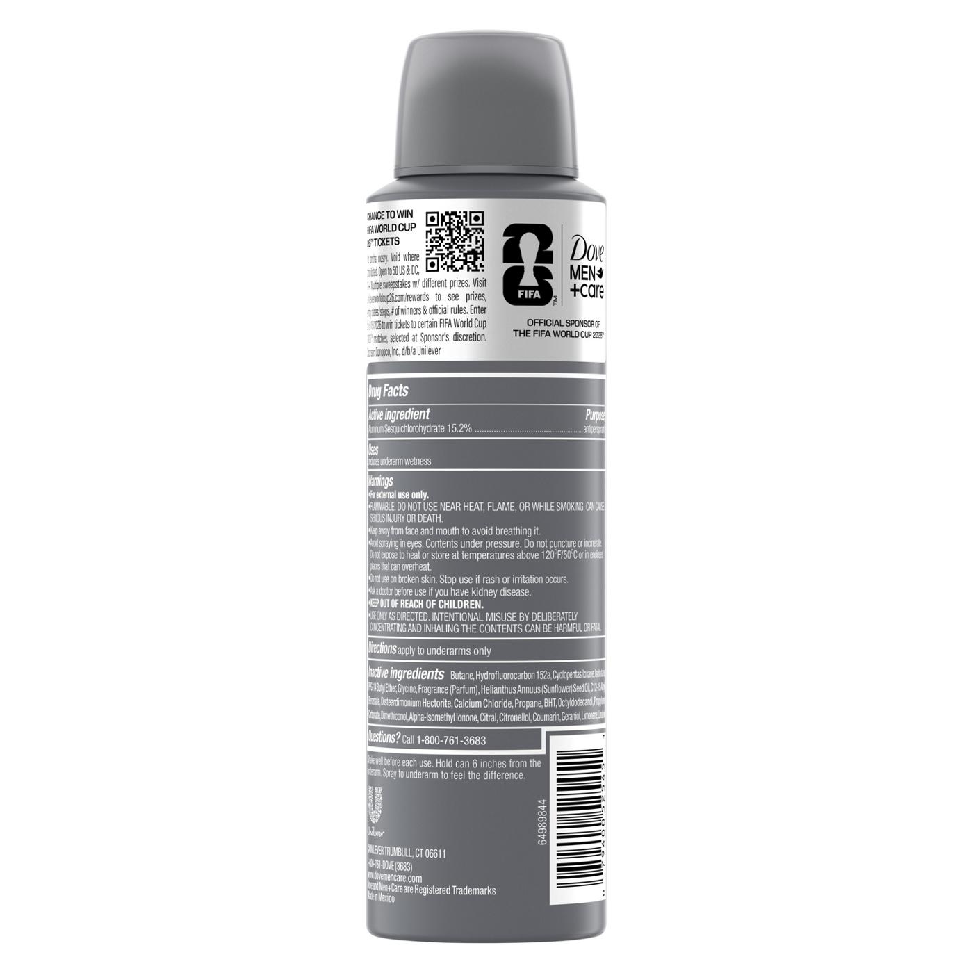Dove Men+Care Limited Edition Fifa Antiperspirant Dry Spray Deodorant - Fresh Victory; image 7 of 8