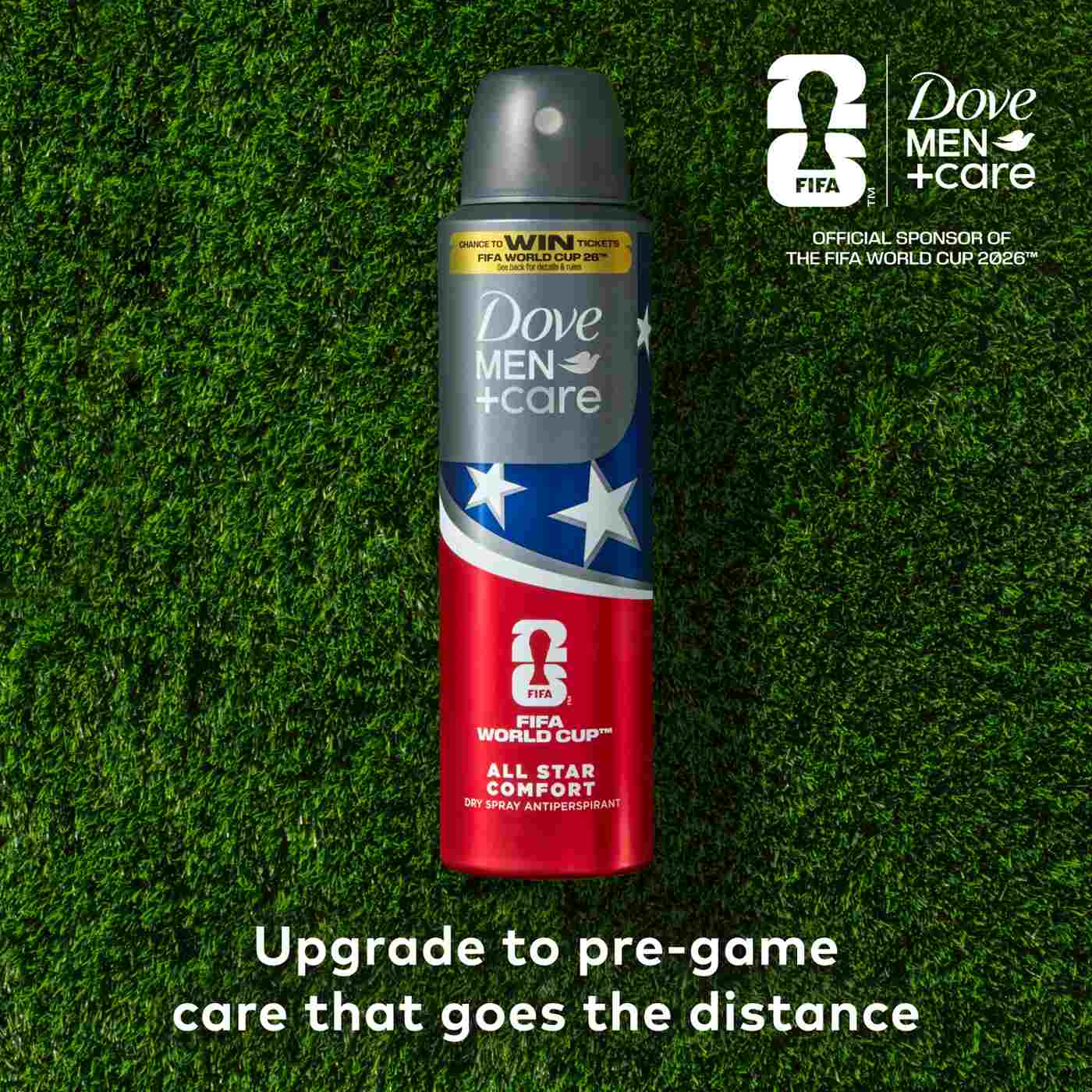 Dove Men+Care Limited Edition Fifa Antiperspirant Dry Spray Deodorant -  All Star; image 4 of 7