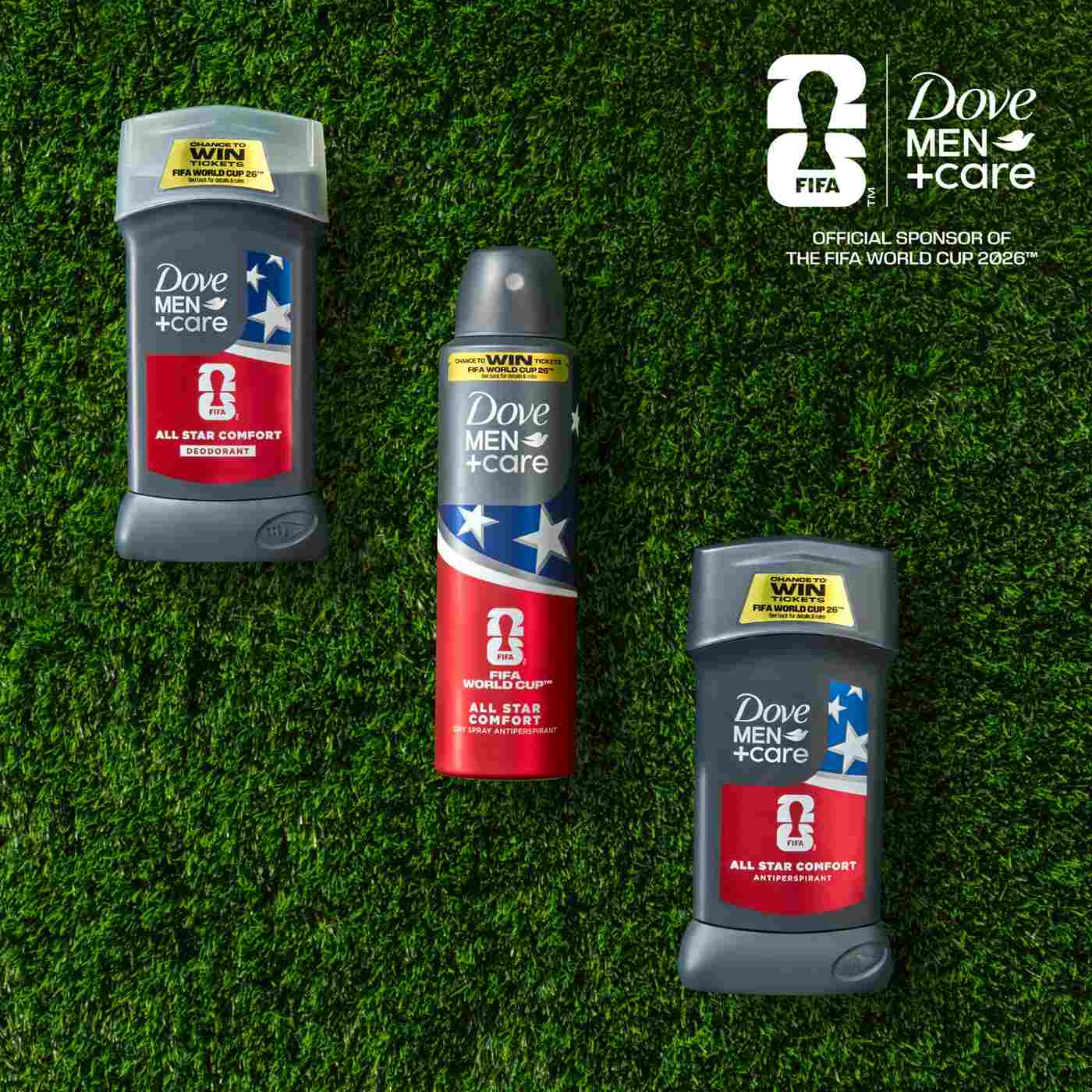 Dove Men+Care Limited Edition Fifa Antiperspirant Dry Spray Deodorant -  All Star; image 5 of 7