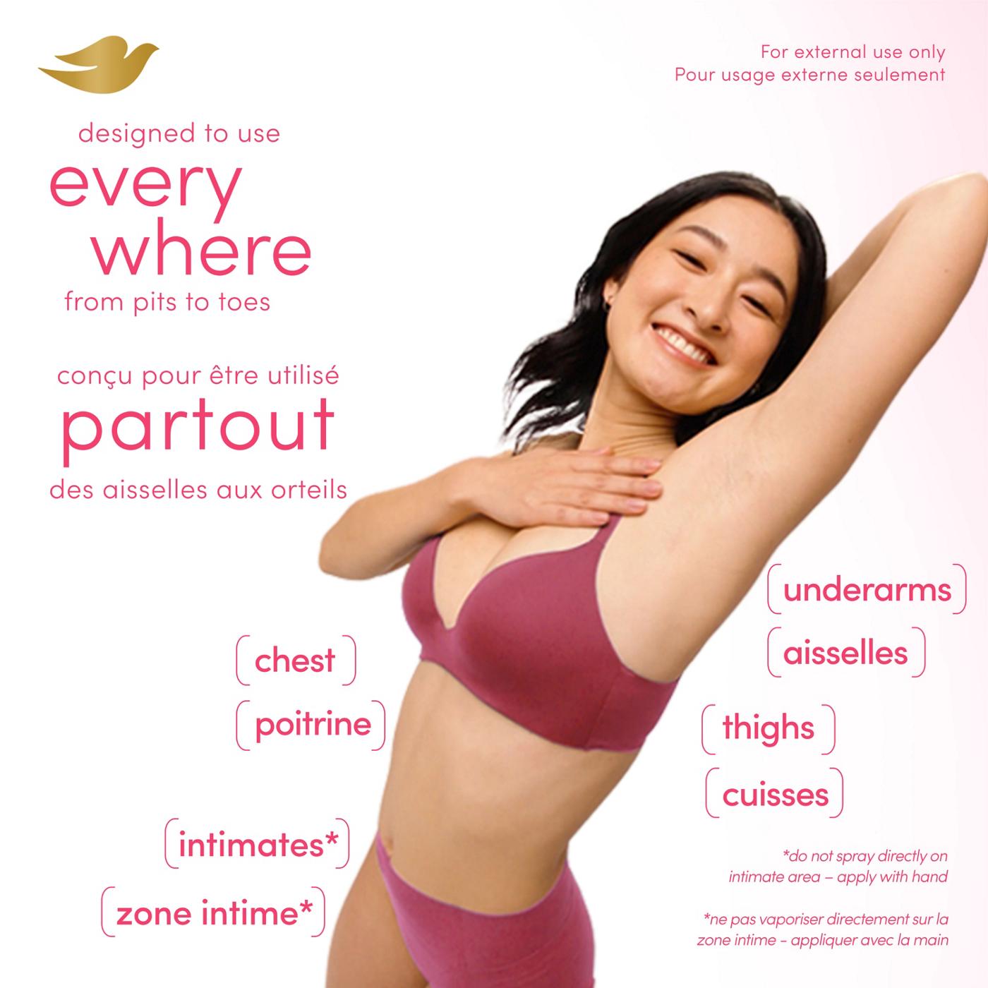 Dove Aluminum Free Sensitive Whole Body Deodorant Spray - Peach Glow; image 4 of 8