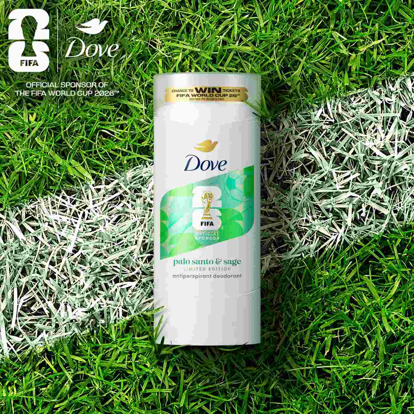 Dove Women Limited Edition Fifa Antiperspirant Deodorant Solid - Palo Santo & Sage FIFA; image 5 of 6