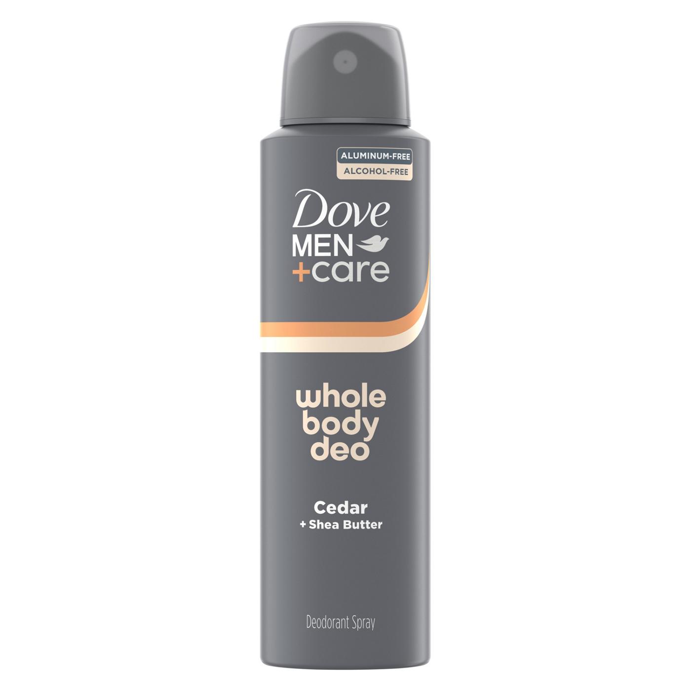 Dove Men+Care Aluminum Free Whole Body Deodorant Spray - Cedar & Shea Butter; image 1 of 7