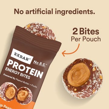RXBAR Protein Energy Bites Dark Chocolate Peanut Butter Protein Balls