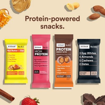 RXBAR Protein Energy Bites Dark Chocolate Peanut Butter Protein Balls